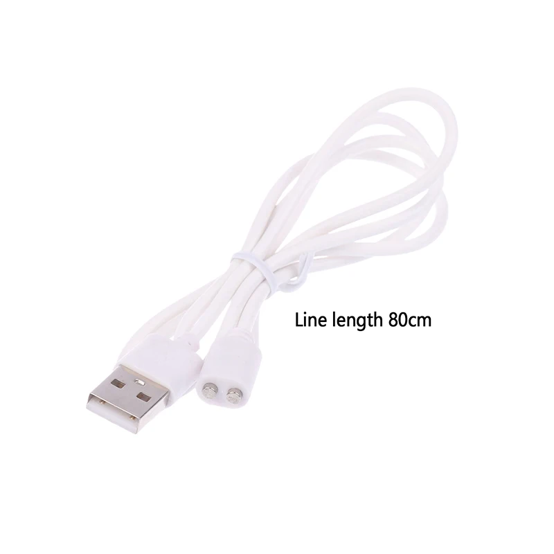 Cable de carga magnético, espaciado central de 2 pines, 5mm, 6/7/8/9/10mm, cargador de energía USB Suctio para dispositivo inteligente de instrumentos de belleza Sexy