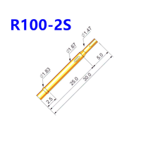 100PCS/Package Test Needle Sleeve R100-2S Winding Sleeve Outer Diameter 1.67mm Length 30mm Needle Seat