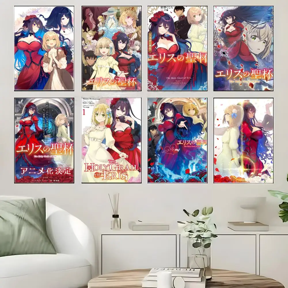 Anime The Holy Grail of Eris Poster  Self-adhesive Art Waterproof Paper Sticker Coffee House Bar Room Wall Decor