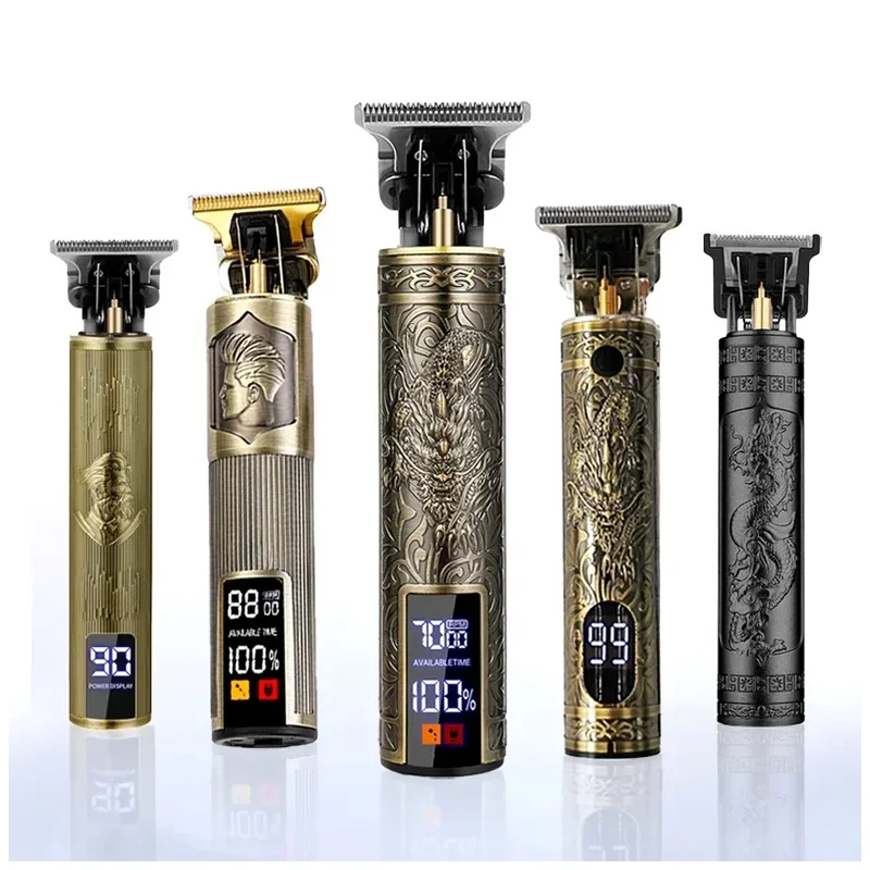 T9 Electric Hair Trimmer for Men Home Haircut USB Professional Shaver Portable 0mm Bald Fade Cutting Machine