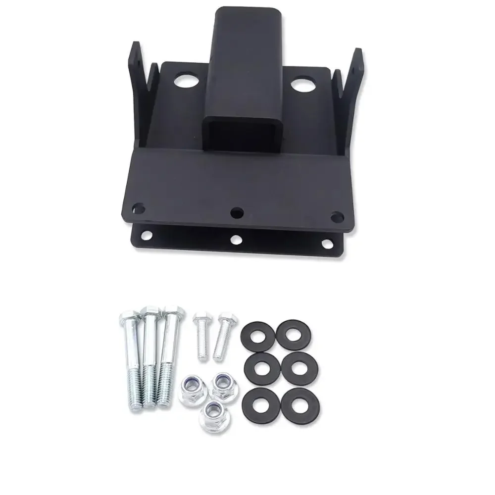 Car  Accessories For Kawasaki Mule 600 610 And MULE SX Rear Reverse 2 Inches Receiver Trailer Tow Hitch Solid Steel Black