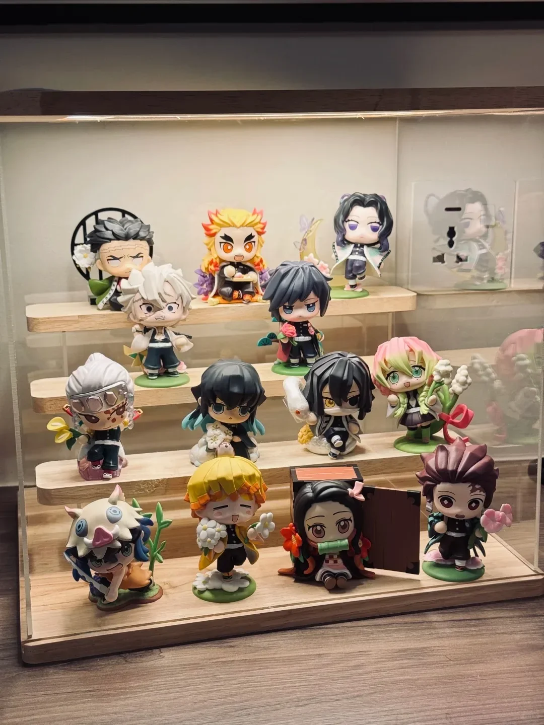 2025 New Pop Mart Demon Slayer Kimetsu No Yaiba Seri Bunga Kelahiran Blind Box Figur Aksi Anime Hadiah Natal Kejutan