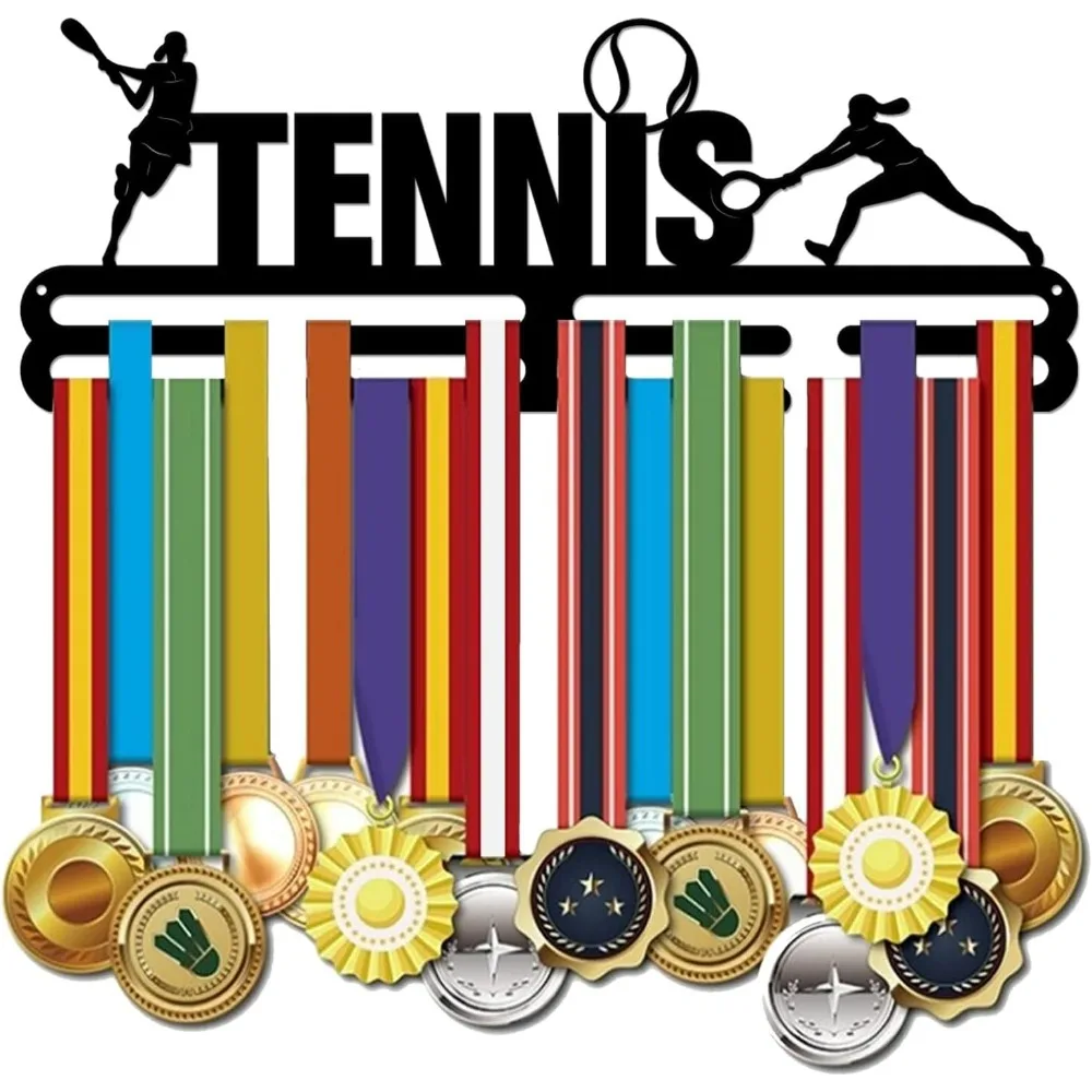 Tennis Medal Hanger Display Competition Medal Holder Iron Sports Medals Display Frame Iron Hook for Competition