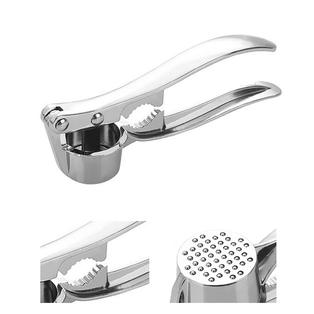 Spremiaglio Cucina domestica Aglio Zenzero Masher Frantoio Spremiagrumi in acciaio inossidabile Gadget da cucina