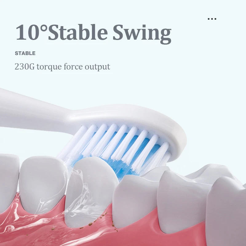 Nova escova de dentes elétrica adulto cabeça escova ultra sônica vibração usb preguiçoso carregamento cerdas macias à prova dwaterproof água uso doméstico conjunto par