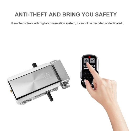 Imagen 2 del producto Tuya Wifi cerradura de control remoto TTLock cerradura de puerta inteligente inalámbrica Bluetooth cerradura inteligente cerrojo Invisible cerraduras sin llave ocultas