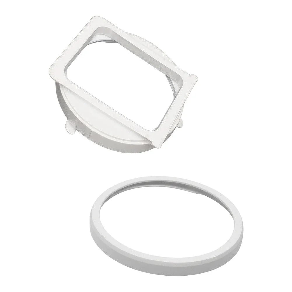 For Midea 15cm Portable Air Conditioner for exhaust Connector White Plastic Hose Adapter Baffle with Snap Ring Set
