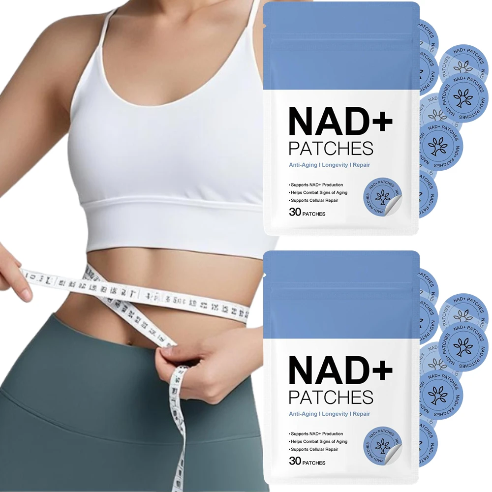 2026 Newest NAD+ Weight Loss Sticker - 1-10Bags 60Patches Natural Ingredients, Nourishing Soothing for Women Men Daily Body Care