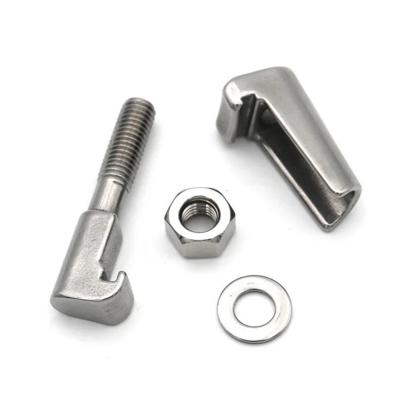 KF Double Claw Clamp ISO 304 Stainless Steel Vacuum Flange Fitting M8 M10 M12 Vacuum Pump Lab Equipment