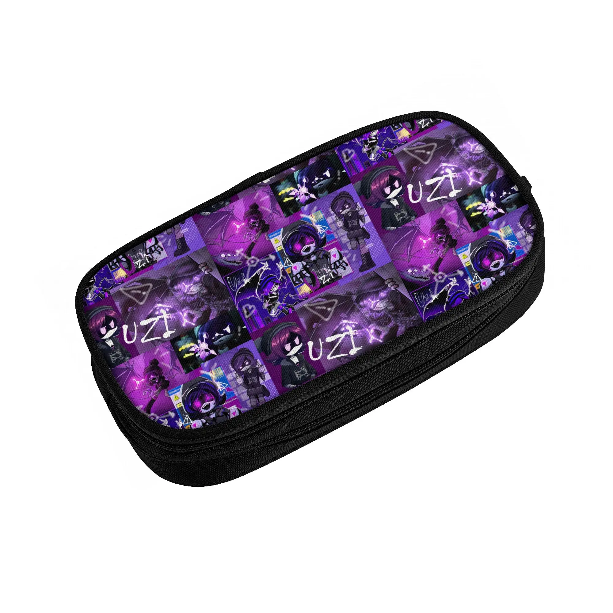 Murder Drones Anime  Pencil Case for Girls Boys Big Capacity Movies Games  Pen Box Bag School Accessories