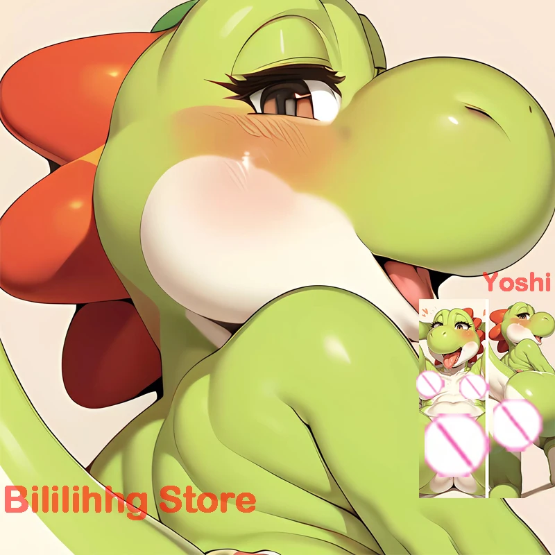 Dakimakura anime Yoshi Double-sided Print Life-size body pillows cover Adult pillowcase