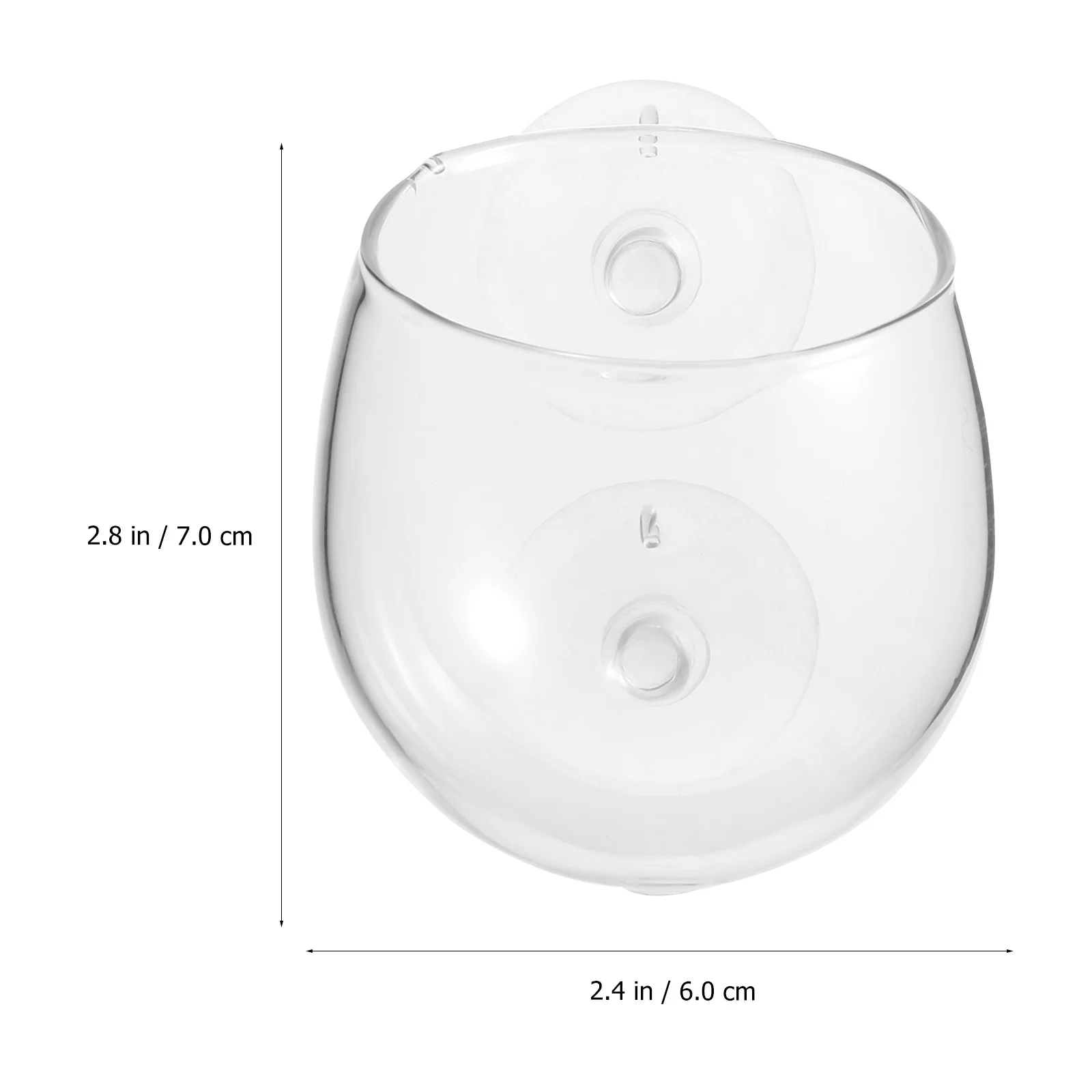 

2 Pcs Pot Holder with Suction Plants Aquarium Accessories Planter Cup Fish Tank Pots