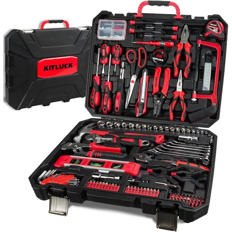 

228-piece Home Tool Kit Household Hand Repair Tool Set for men Portable Tool box Set with Tools Screwdriver Wrench Plie
