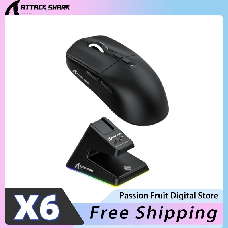 Attack Shark X6 X3 wireless Bluetooth mouse, lightweight design, e-sports game macro programming mouse, Attack Shark