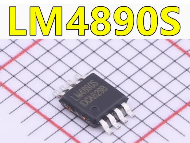 10PCS-20PCS-100PCS LM4890 LM4890S MSOP-8