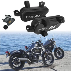 Motorcycle Tool Bag Waterproof Hard Shell Triangle Side Case Bag For Honda REBEL CMX500 CMX300 Rebel 500 300 CMX 500
