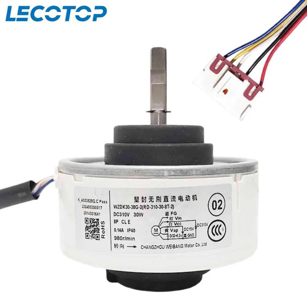 

New WZDK30-38G-2 RD310-30-8T-2 Indoor Unit DC Fan Motor For Midea Air Conditioner Conditioning Spare Parts