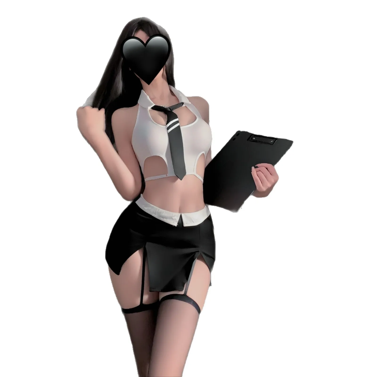 

Новое женское сексуальное белье из двух частей для ролевых игр: костюм офисной леди, пикантное ночное белье, косплей студенческого образа, тематическая вечеринка, ночная одежда