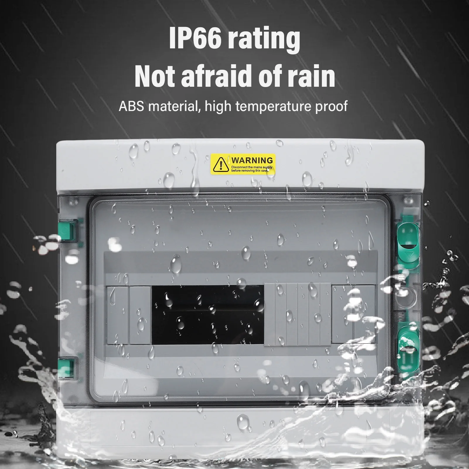 صندوق توصيل كهربائي 12 دائرة IP66 صندوق توصيل خارجي مقاوم للمطر مع غطاء شفاف للصناعة #4