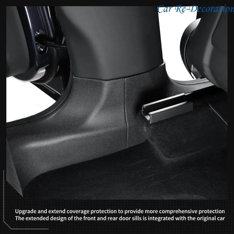 

R58D TPE Floor Mats Full Coverage Antislip Door Sill Protector For Y Juniper 2025 Waterproof Door Threshold Strips