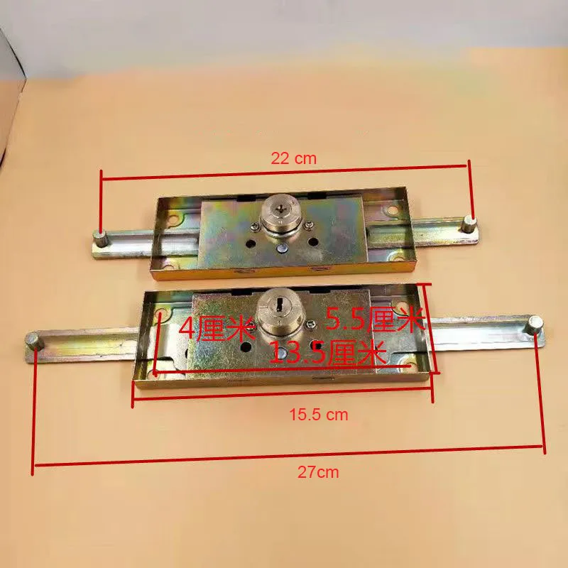 Security Bottom Installation Roll Gate Locks Anti-theft Shutter Lock Garage Door lock with Key Safe Home Hardware Lock
