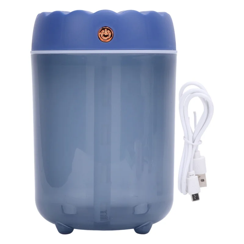 

1.8L Large Capacity USB Humidifier with 7 Color Night Light 10H Auto Power off Double Spray Function for Bedroom Office
