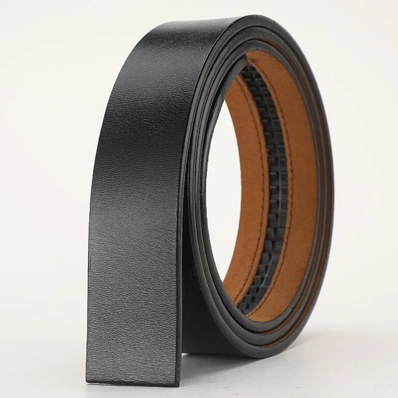 Heren Headless Lederen Automatische Gesp Riem Body Zonder Gesp Lederen Riem