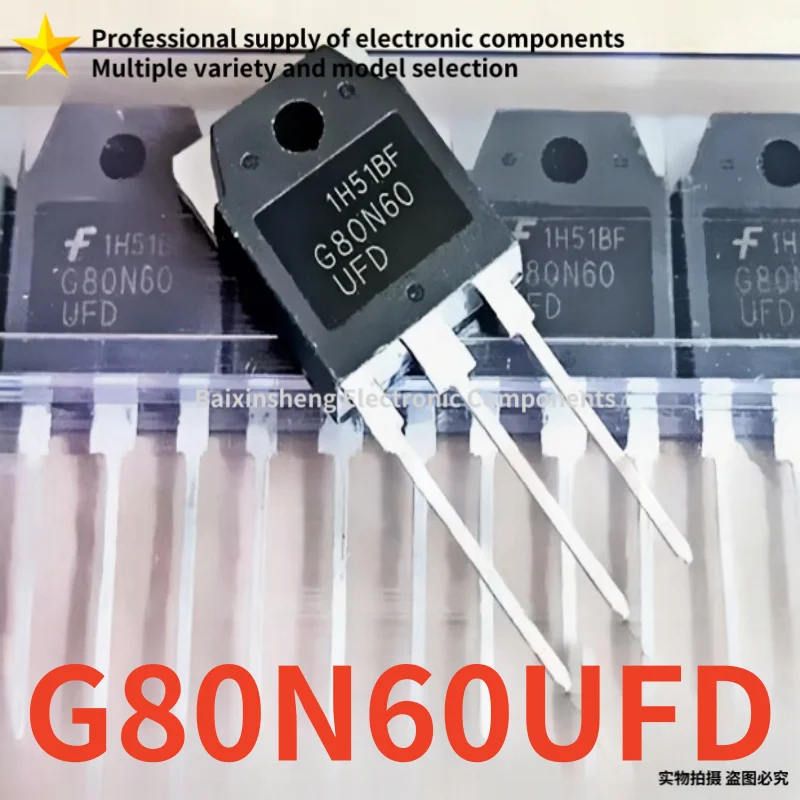 10 PZ Nuovissima qualità G80N60UFD SGH80N60UFD TO-3P