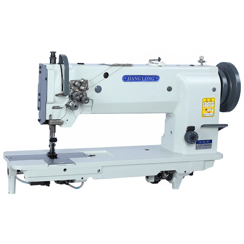 JL-6620 Sewingmachinedoubleneedle Upholstery Leather Longarm Twin Lockstitch Double Needle Large Hook Walking Foot