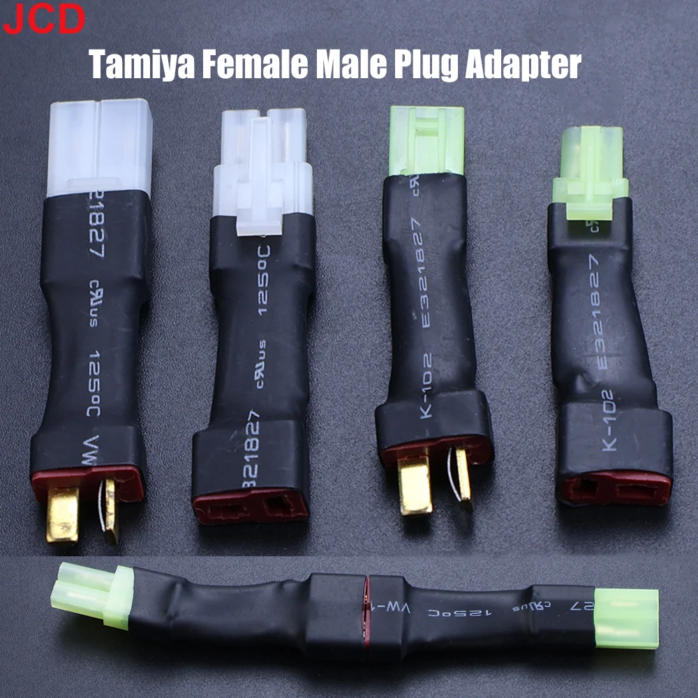 JCD Deans T auf Mini Tamiya Stecker Buchse Adapter für Kyosho RC Akku ESC RC Spielzeug Zubehör Fernbedienung Spielzeug