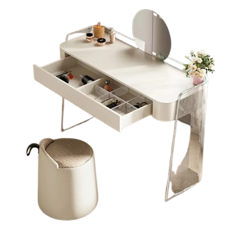 Professional Storage Cabinet Vanity Dresser Women Nordic Makeup Desk Dressing Table Luxury Modern Tocador Maquillaje Furniture image 6