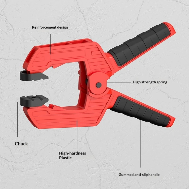 1pcs Quick Clamp Heavy for Drilling Duty C Resin Woodworking Tool Professional Locking Pliers Lug Machine Vise Table Fasteners view 6