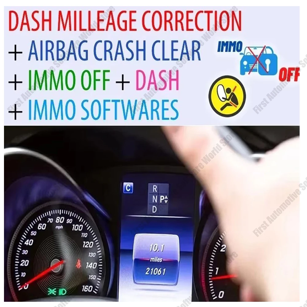 VW ABS ESP Long Code Calculator DASH MILLEAGE CORRECTION + AIRBAG CRASH CLEAR + IMMO OFF + DASH + IMMO SOFTWARES tools