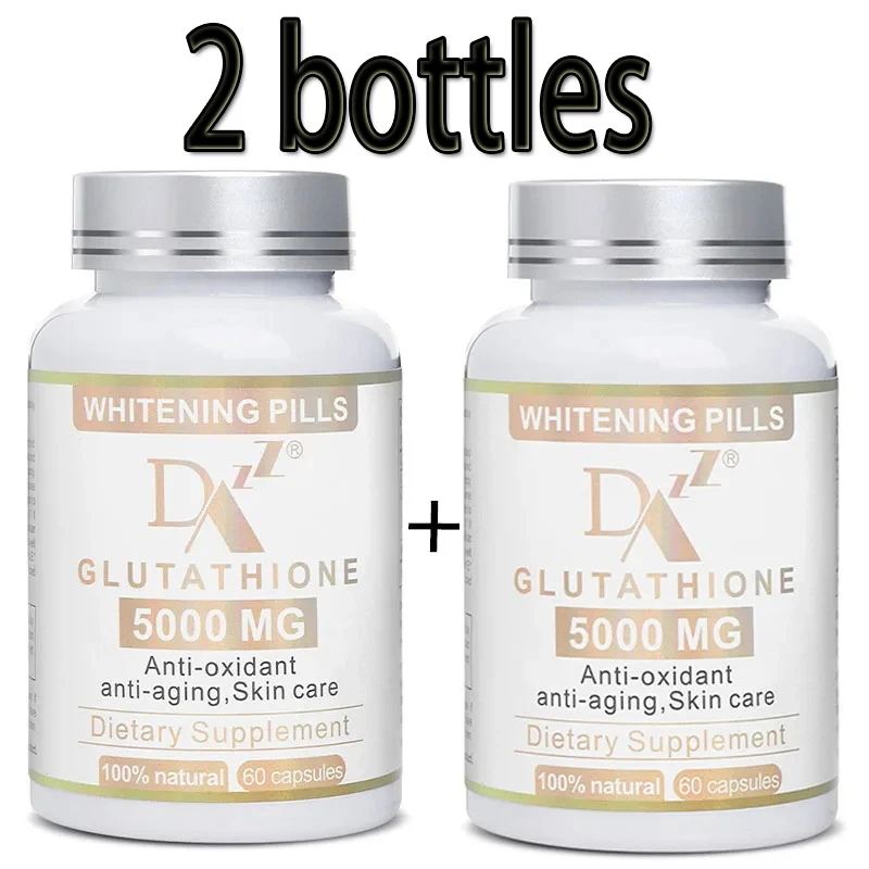 2 bottles of glutathione capsules promote cell repair and regulate immune function as health food