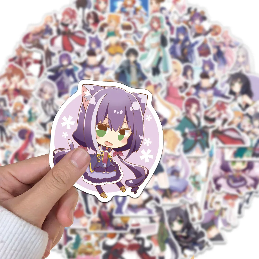 50PCS Creative Anime Cute Cartoon Decoration DIY Phone Case Water Cup Notebook Personalized Waterproof Stickers