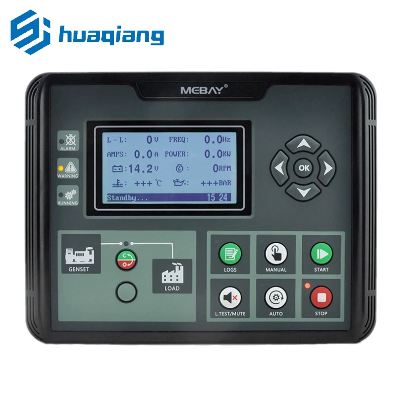 

Mebay DC50D DC52D DC50DR DC52DR MK3 Diesel Generator Set Controller Genset Control Panel