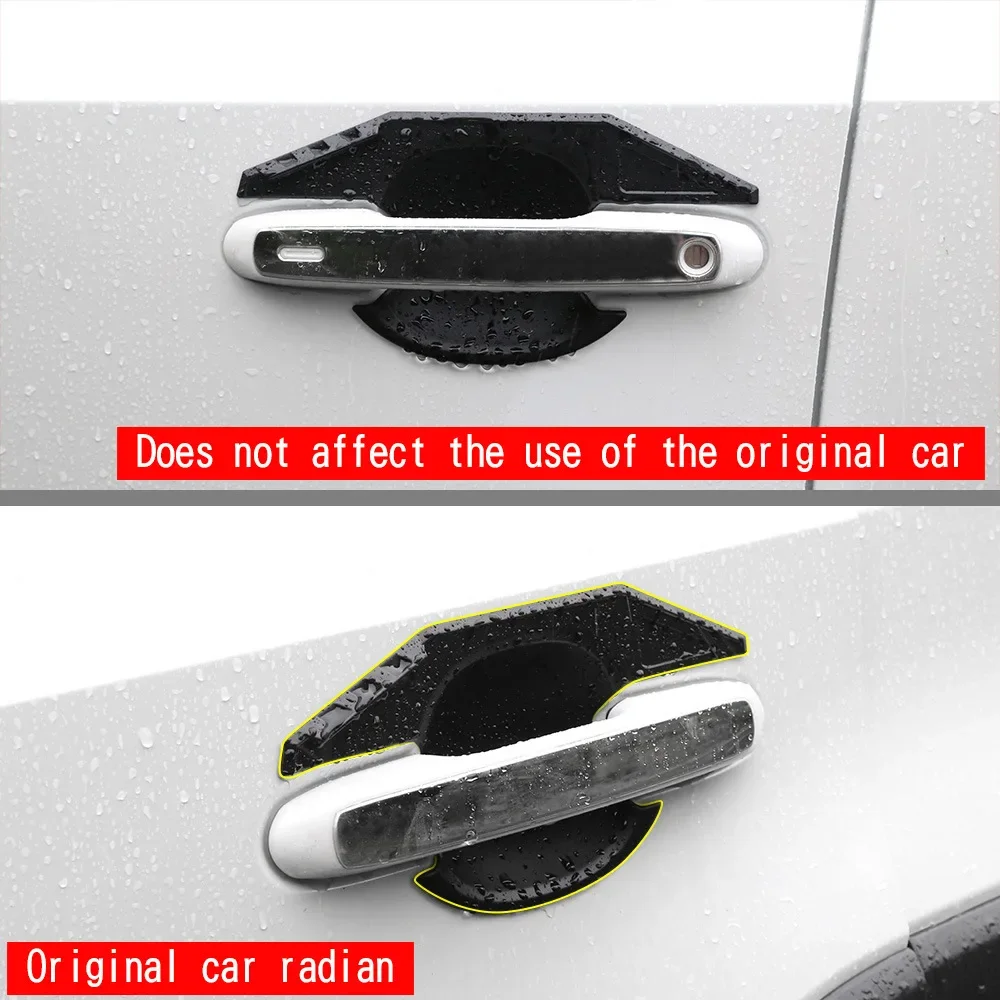 

Для Toyota Land Cruiser 250 Prado LC250 2024 2025 ABS матовый черный дверная ручка украшение боковая дверная ручка чаша накладка