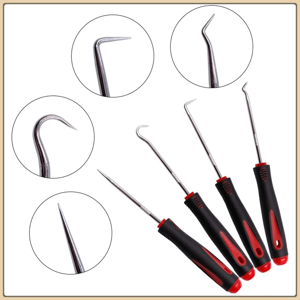 9pcs Car Automotive Electronic Hand Tools Precision Hooks Puller Remover Hook and Pick Set for Oil Seal or O-rings Auto Repair