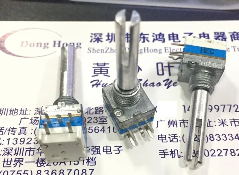 

Japan TOCOS vertical encoder switch potentiometer 20 positioning 10 pulse axis length 25mm with switch