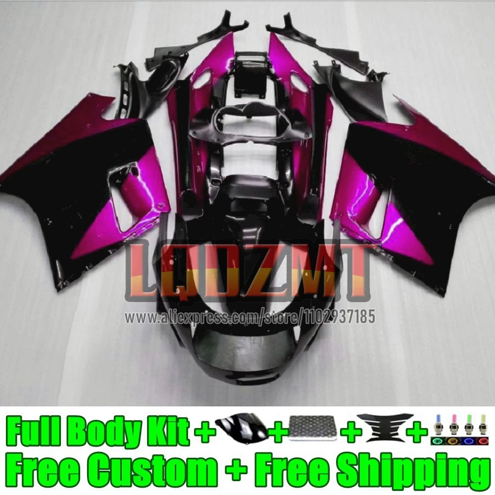 ZX-11R For KAWASAKI rose black NINJA ZZR1100 ZX 11R 56No.120 ZX11 R ZX11R 93 94 95 96 97 ZZR 1100 1998 1999 2000 2001 Fairings