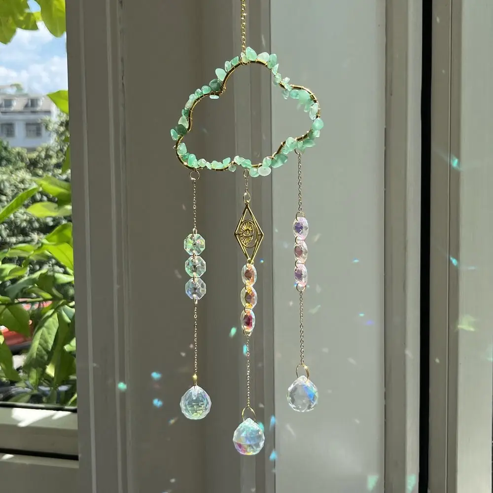 

Clouds Shape Sun Catcher Wind Chime Garden Crystal Wind Chimes Garden Accessories Sun Catcher Pendant Balcony Pendant