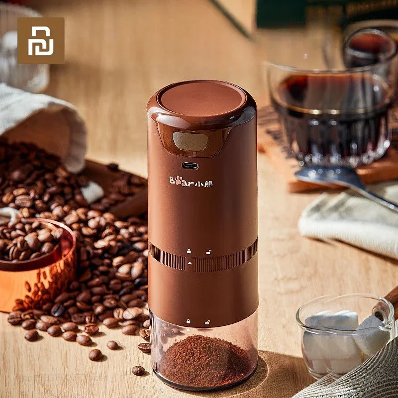 Youpin Bear Bean Grinder Coffee Bean Grinder Wireless All-in-one Coffee Household kitchen Small Multifunctional Portable Grinder