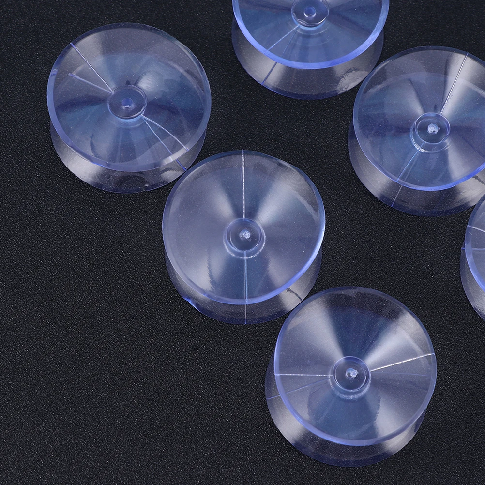 

48pcs Suction Cups Anti-slip Clear Silicone Furniture Pads Glass Table Hardware Double-sided Rubber Feet Bumpers Transparent