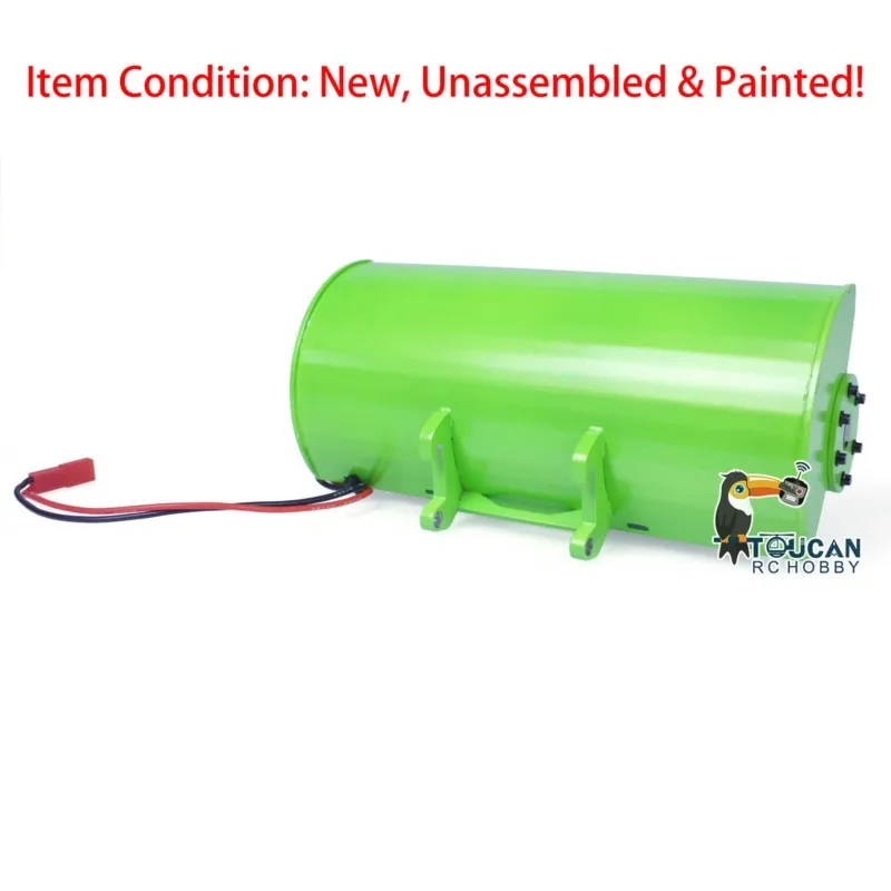 LESU Spare Parts Metal Green Brush Cleaner Sweeper Accessories for 1/14 RC Hydraulic Skid Steer Loaders Model