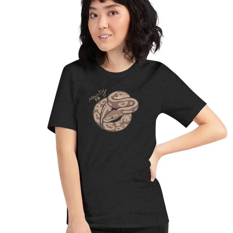 Ball Python Monty The Gentle Snake Reptile Lover T-Shirt