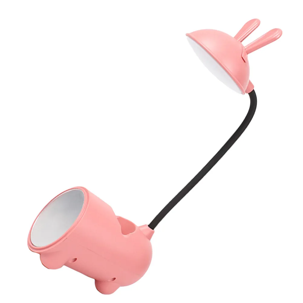 

1Pcs Touch Adjustable Table Lamp USB Charging Rabbit Design Pen Holder Mirror Night Light Reading Desk Lamp