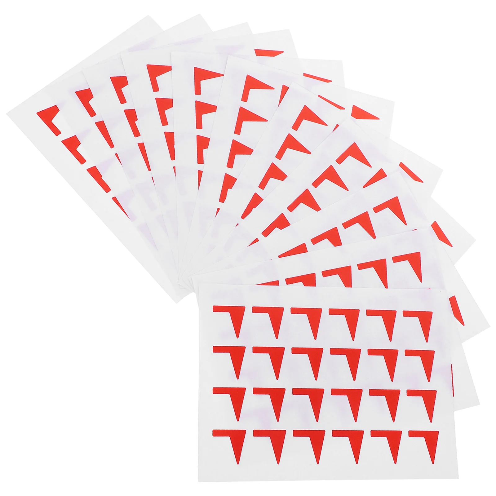 288 قطعة ملصق بمناسبة شارات تصنيف ذاتية اللصق لتتبع المهام وتسليط الضوء على الخطوط المميتة ملصق مساحة العمل الملونة