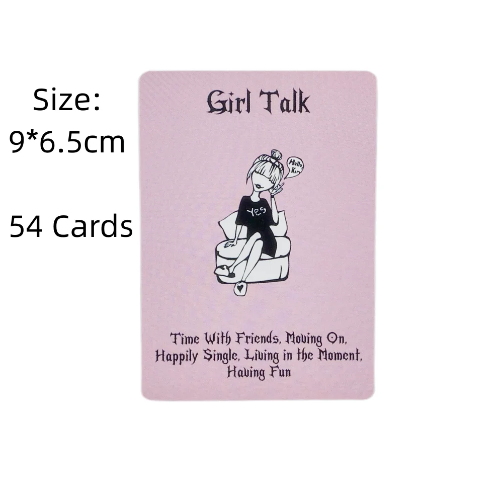 لعبة بطاقات Pink Island Time Wellness Love Oracle Cards Decks لعبة بطاقات العرافة للعبة الحفلات العائلية #5