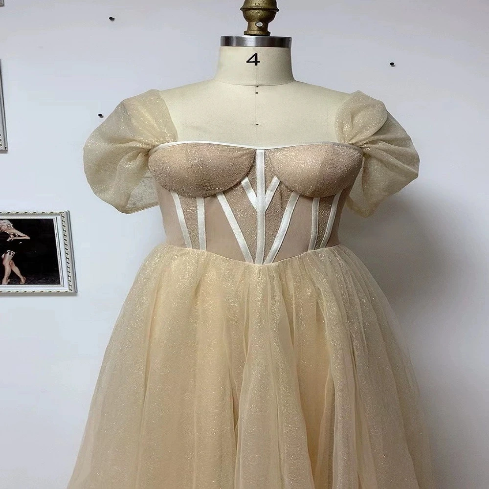 Evening dress women's wedding dress toast long dress summer celebrity fairy temperament high waist backless luxury-GZXX1234