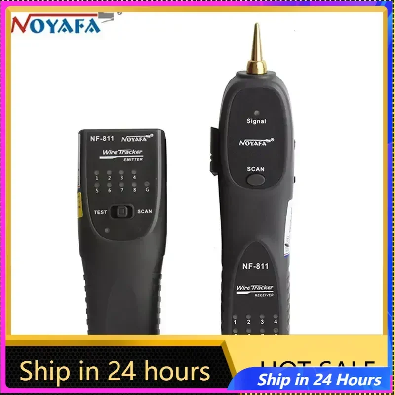 

ZHOUCE NF-811 Network Cable Tester RJ11 RJ45 Telephone Wire Tracker Detector Locator Detector Wiring Line Continuity Test Tools